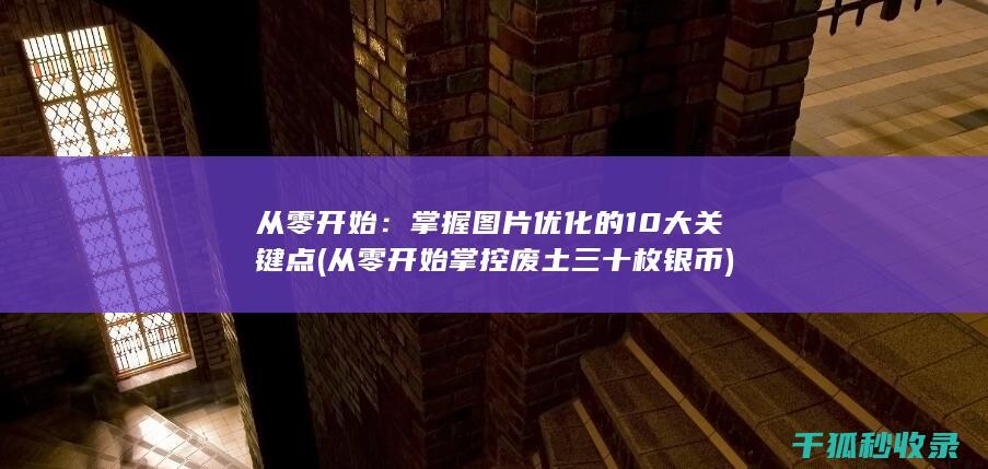 从零开始：掌握图片优化的10大关键点 (从零开始掌控废土 三十枚银币)