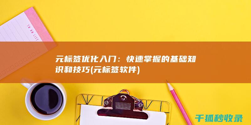元标签优化入门：快速掌握的基础知识和技巧 (元标签软件)