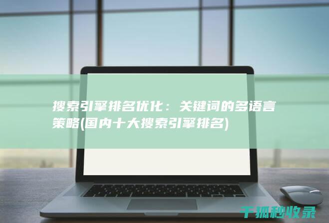 搜索引擎排名优化：关键词的多语言策略 (国内十大搜索引擎排名)
